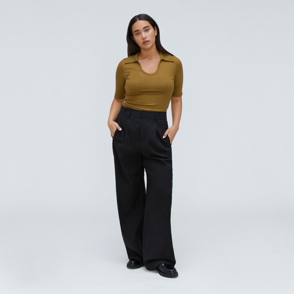 womens-super-soft-short-sleeve-polo-tapenade