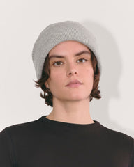 womens-waffle-beanie-heather-grey | alt