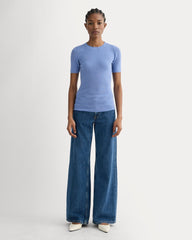 womens-ultrasoft-merino-wool-sweater-tee-bluebell