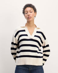womens-cotton-boxy-polo-canvas-navy | primary