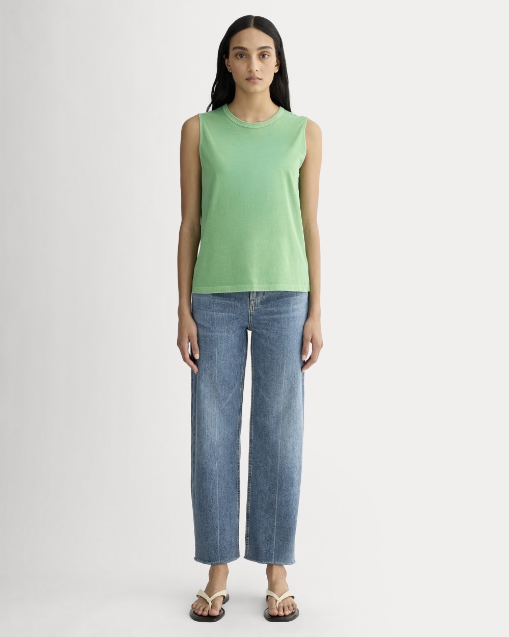 womens-garment-dyed-tank-green