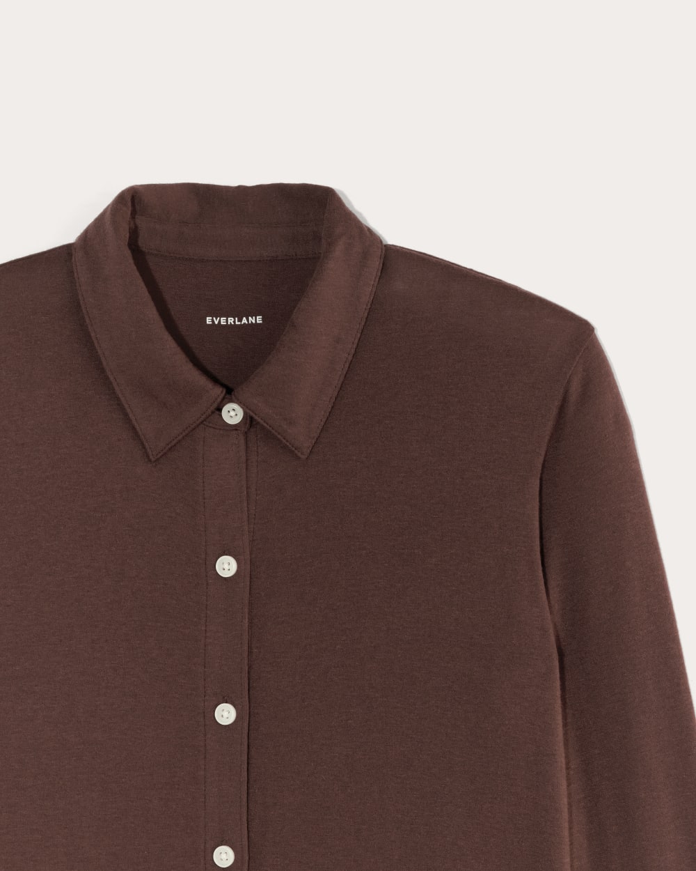 womens-merino-tencel-relaxed-shirt-dark-mahogany | alt