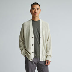 mens-no-sweat-ribbed-cardigan-pelican | primary