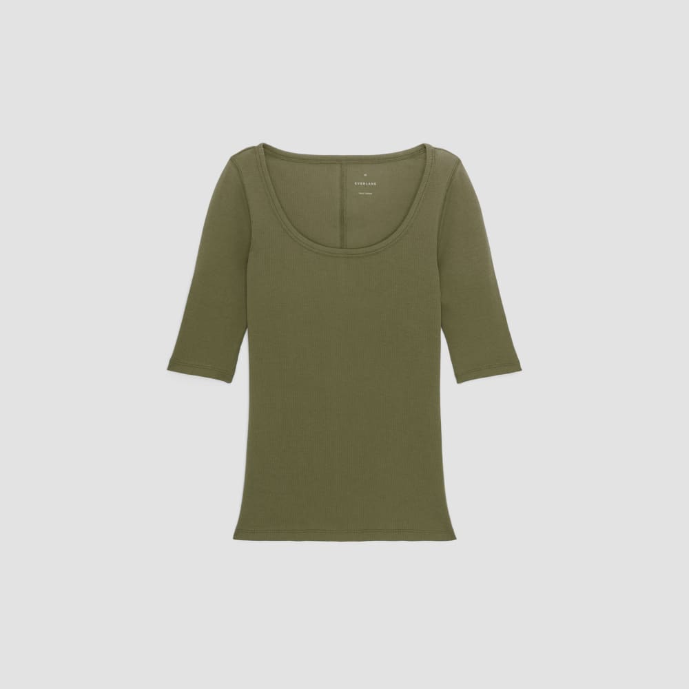 womens-supima-micro-rib-scoop-neck-kalamata | alt