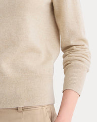womens-cashmere-slim-crew-sweater-heather-light-camel