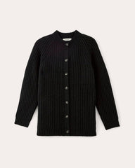 womens-cloud-fisherman-cocoon-cardigan-black | alt