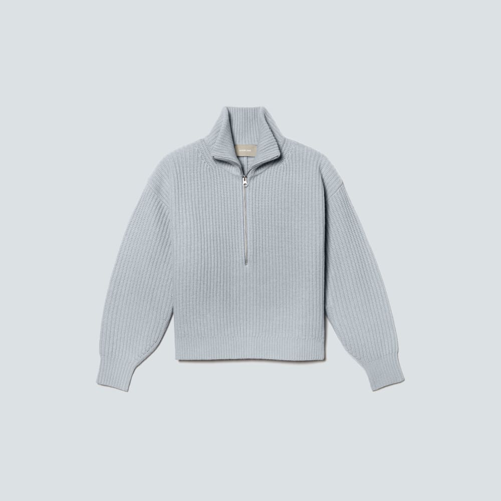 womens-felted-merino-halfzip-sweater-sky-blue