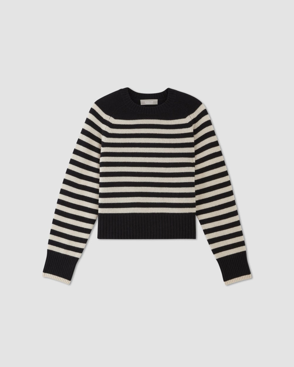 womens-cashmere-boxy-crew-sweater-black-bone | alt