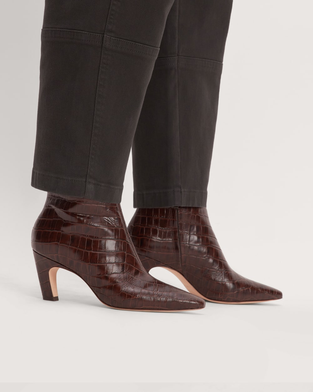 womens-banana-heel-boot-brown-crocodile | alt