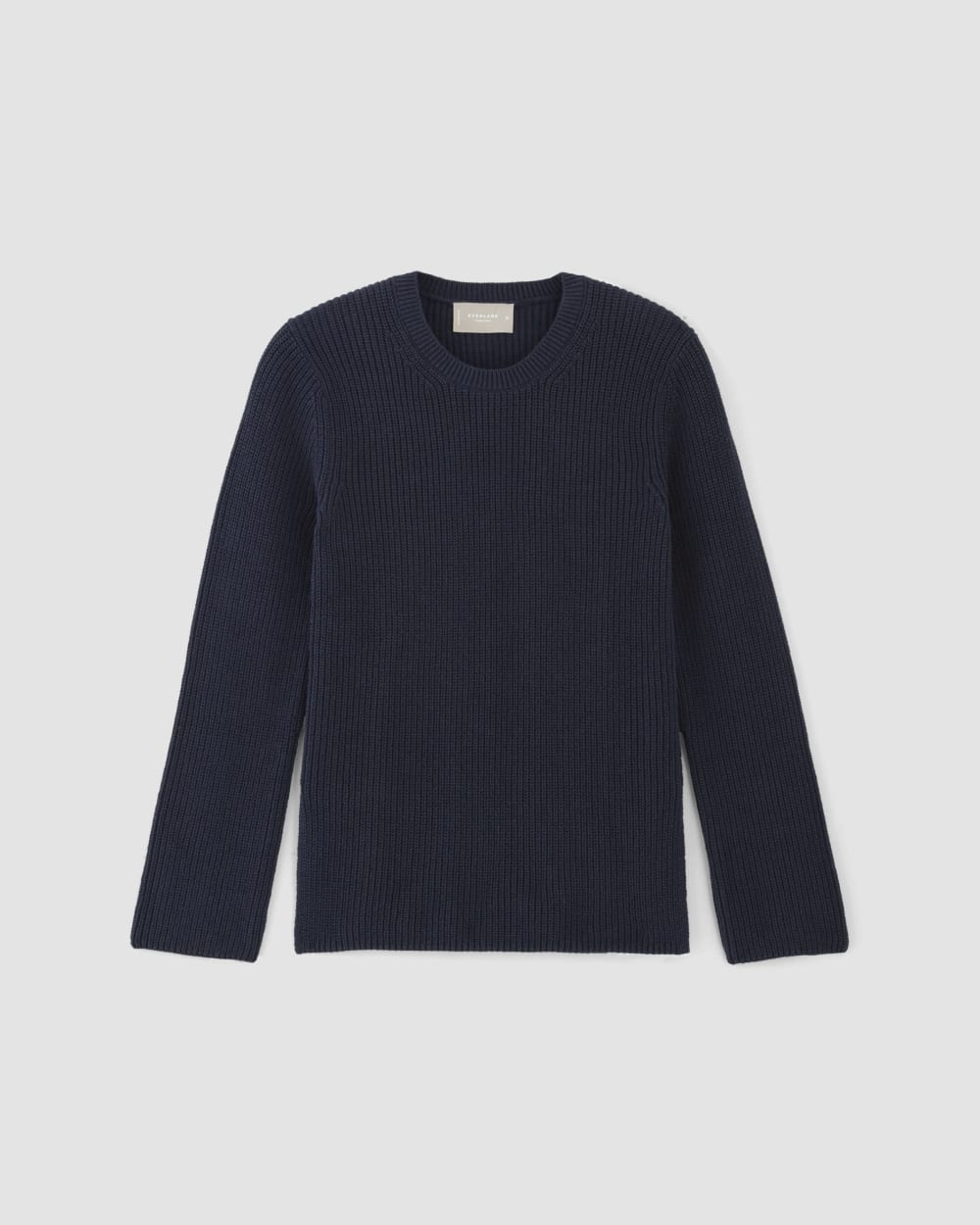 womens-organic-cotton-slim-crew-sweater-navy | alt
