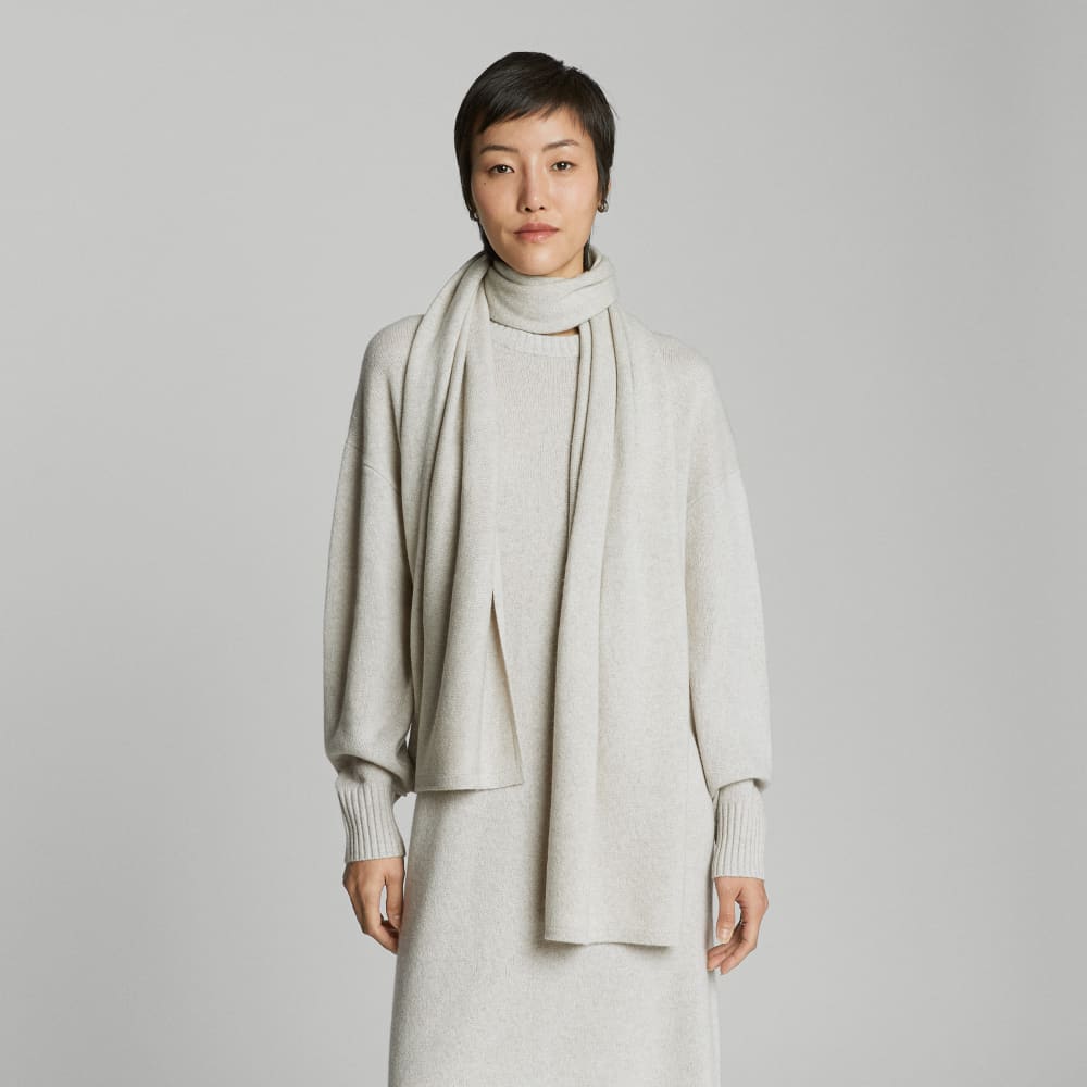 unisex-recashmere-scarf-heathered-pale-grey | primary