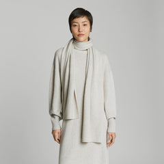 unisex-recashmere-scarf-heathered-pale-grey | primary