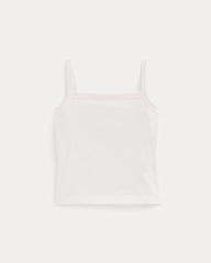 womens-essential-square-neck-tank-white | alt