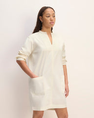womens-long-sleeve-utility-mini-dress-bone