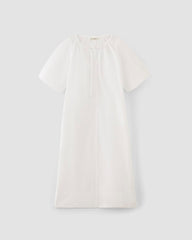womens-supima-puff-sleeve-dress-white | alt