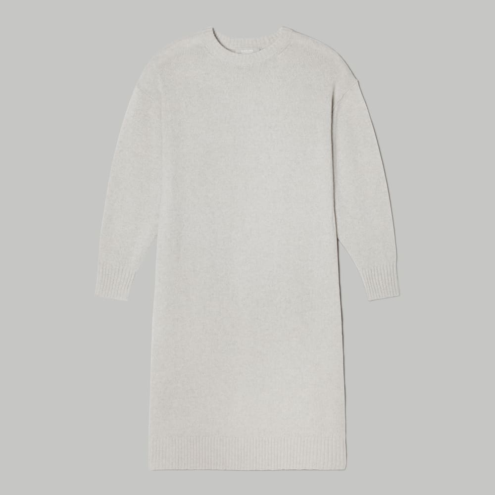 womens-recashmere-midi-dress-pale-heather-grey | alt