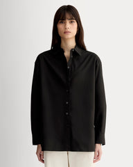 womens-boyfriend-shirt-cotton-black | primary