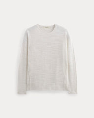 womens-slouch-sweater-cotton-linen-white | alt