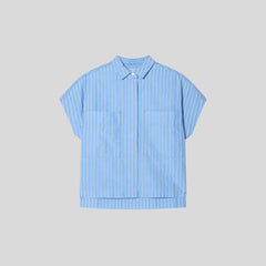 womens-box-cut-shirt-mariner-blue-white | alt