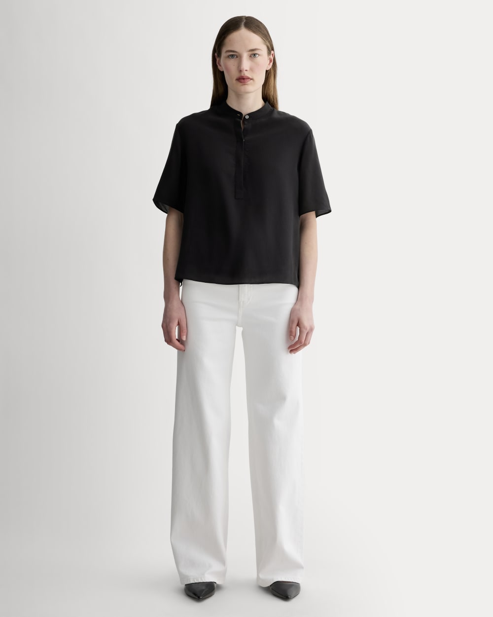 womens-washable-silk-ss-popover-top-black