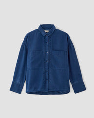 womens-tencel-boxy-shirt-bellwether-blue | alt