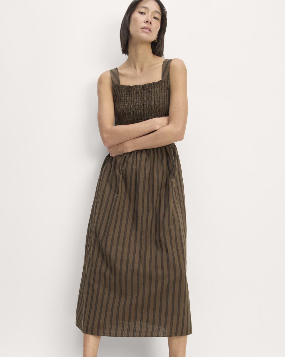 womens-gauze-smock-dress-cocoa-black