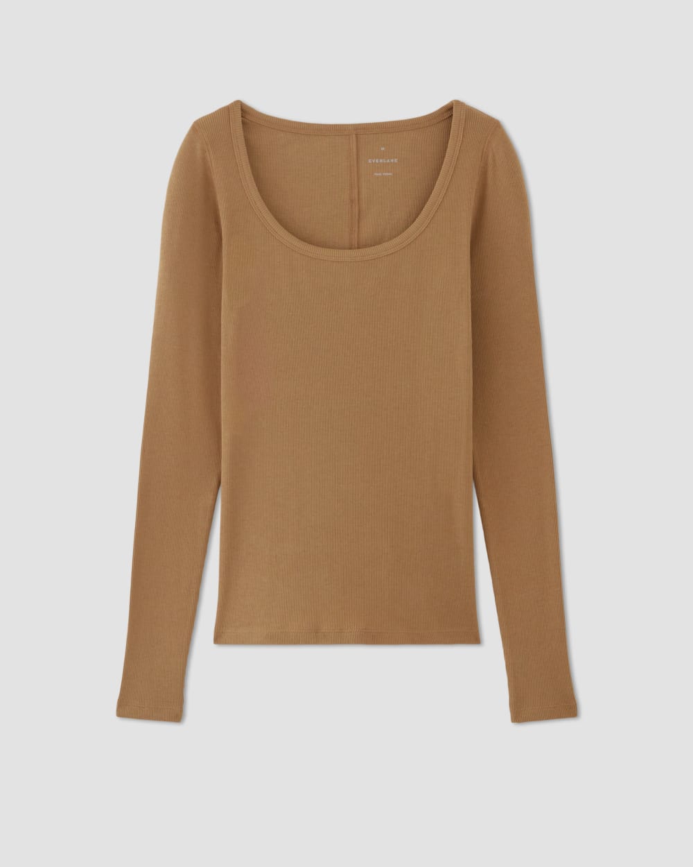 womens-pima-micro-rib-long-sleeve-tee-toasted-coconut | alt