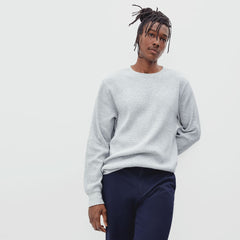 mens-waffle-knit-ls-crew-hthr-lt-grey | primary
