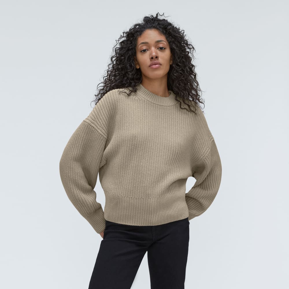 womens-texture-cotton-crew-trench-khaki