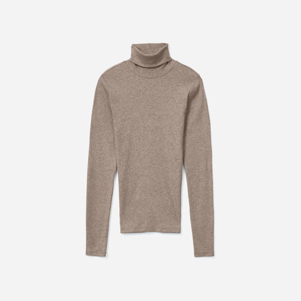 womens-pima-micro-rib-turtleneck-burnt-sugar | alt