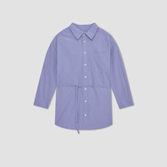 womens-poplin-tie-back-shirt-cornflower-blue | alt