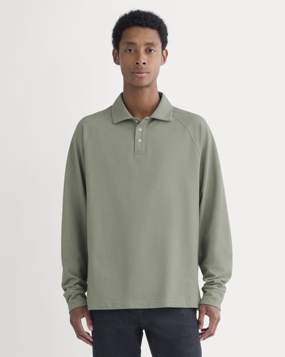 mens-startup-raglan-polo-chambray-deep-lichen | primary