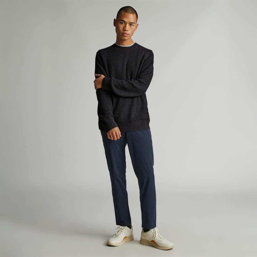 mens-no-sweat-ribbed-crew-heather-ash | alt