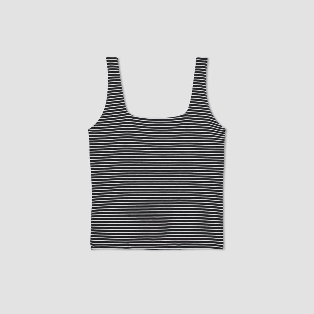 womens-supima-sleeveless-top-black-white | alt
