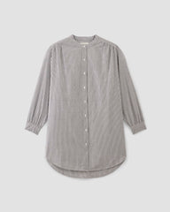 womens-gauze-oversized-shirt-white-black | alt