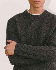 mens-felted-merino-cable-knit-charcoal