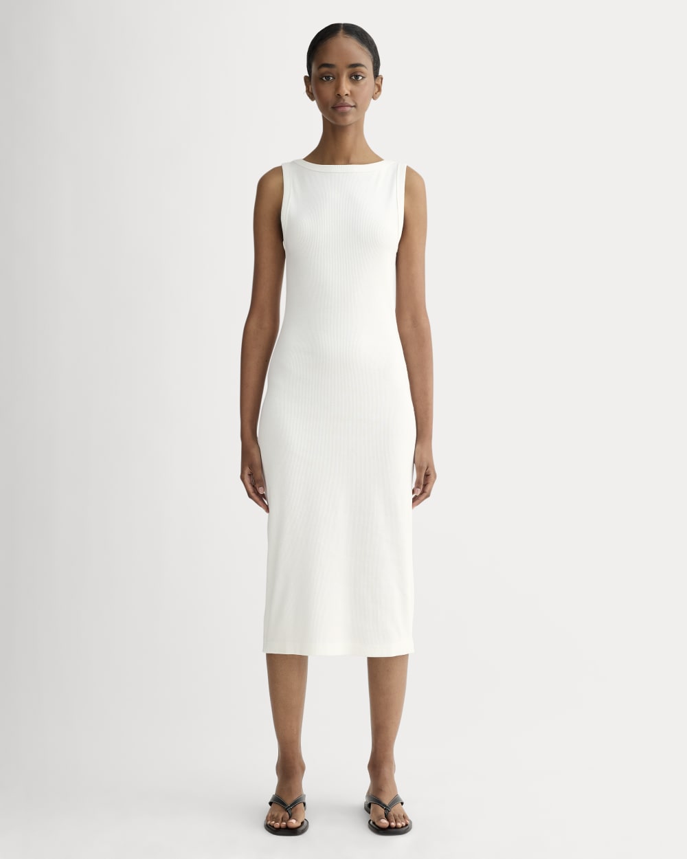 womens-selfie-tank-dress-white | primary