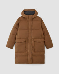 womens-renew-long-puffer-chestnut | alt