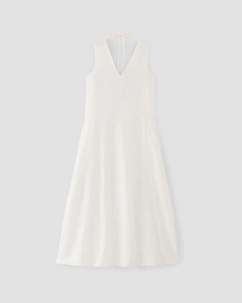 womens-linen-eyelet-maxi-dress-white-eyelet | alt
