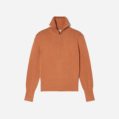 womens-luxe-merino-half-zip-sweater-tawny-brown