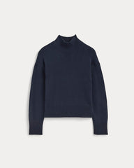 womens-cotton-boxy-turtleneck-navy | alt