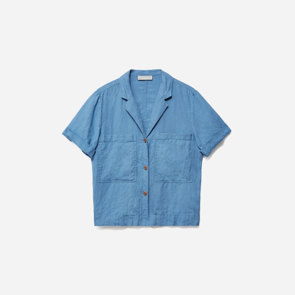 womens-linen-workwear-shirt-aegean | alt