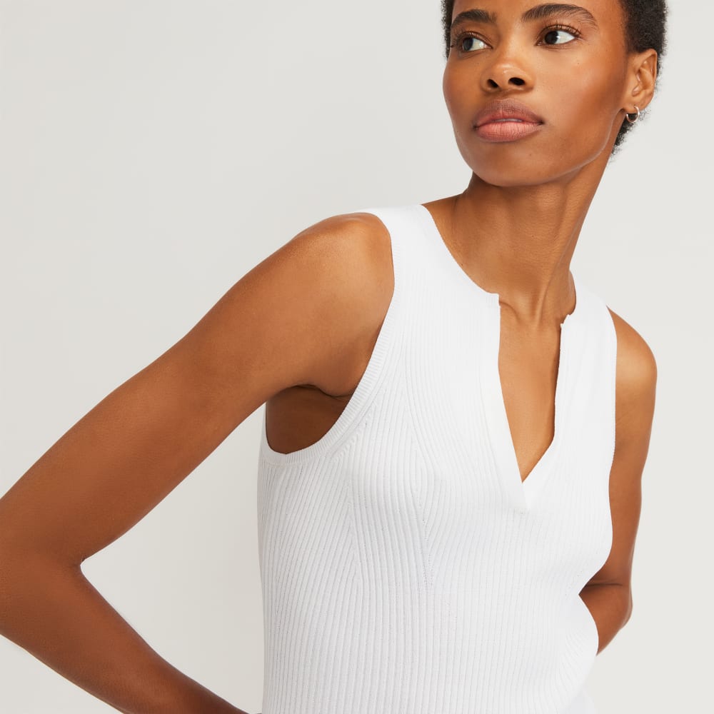 womens-ribbed-cutaway-tank-white
